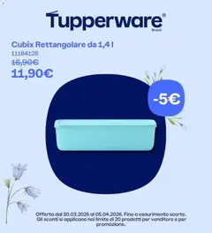Anteprima del volantino Tupperware volantino valido a partire dal 01.04.2026