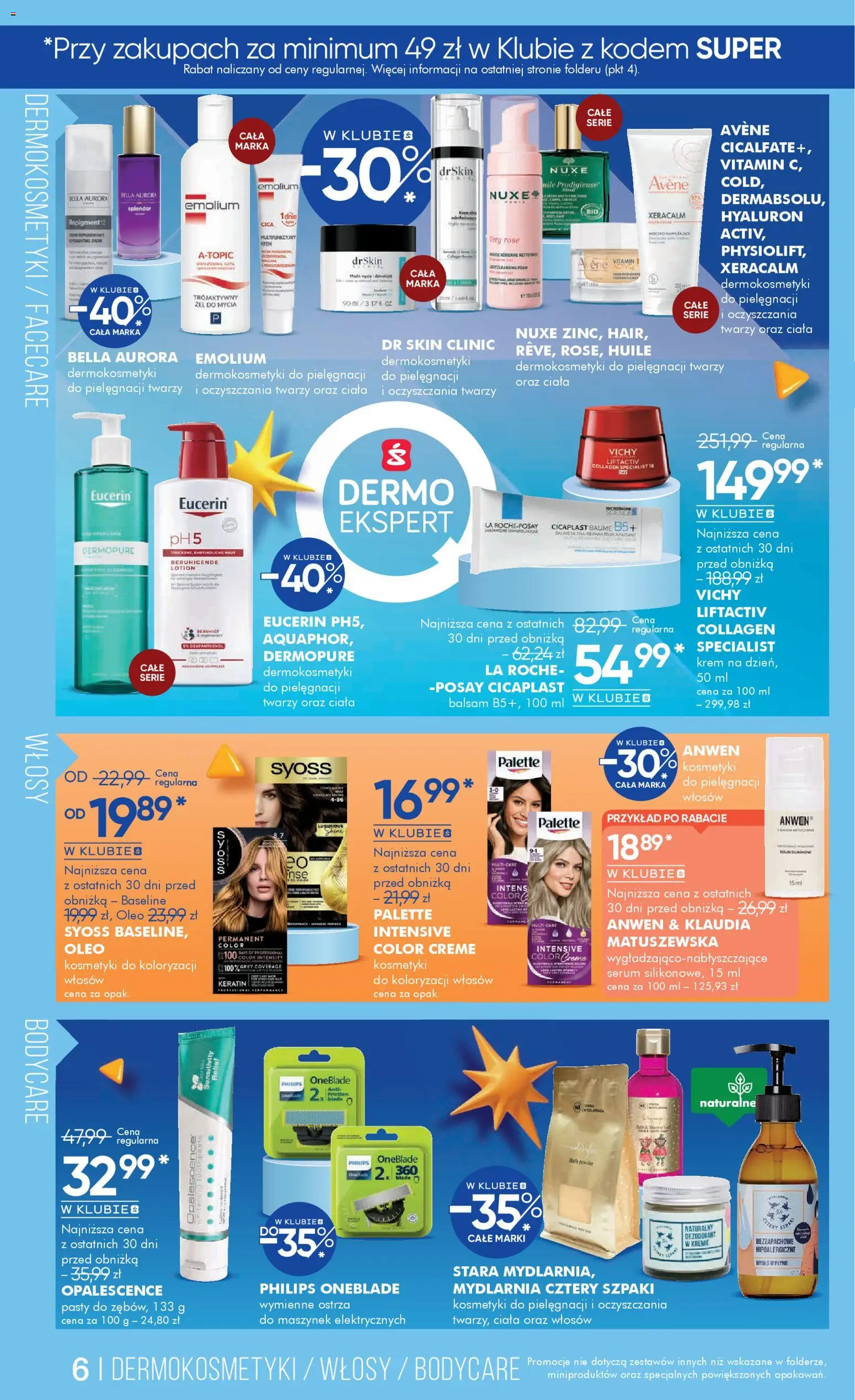 Super-pharm Gazetka od 12.01.2026 | Strona: 6 | Produkty: Kosmetyki, Mydło, Dezodorant, Lotion