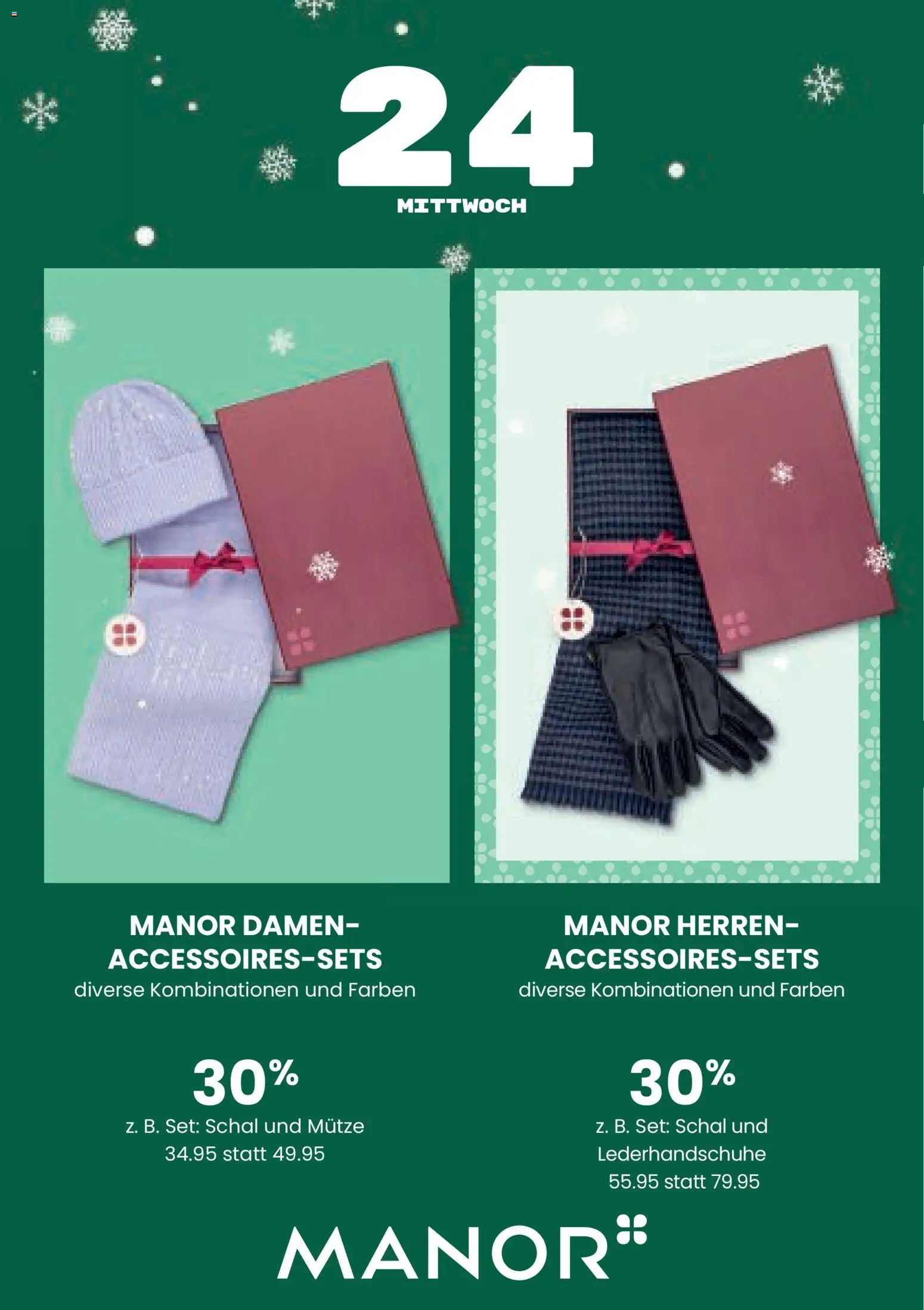 Manor Aktionen Adventskalender – gültig ab 01.12.2025 | Seite: 28