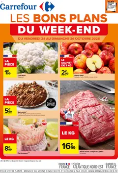 Carrefour - Prévisualisation de Carrefour catalogue les bons plans du week-end valide à partir de 24.10.2025