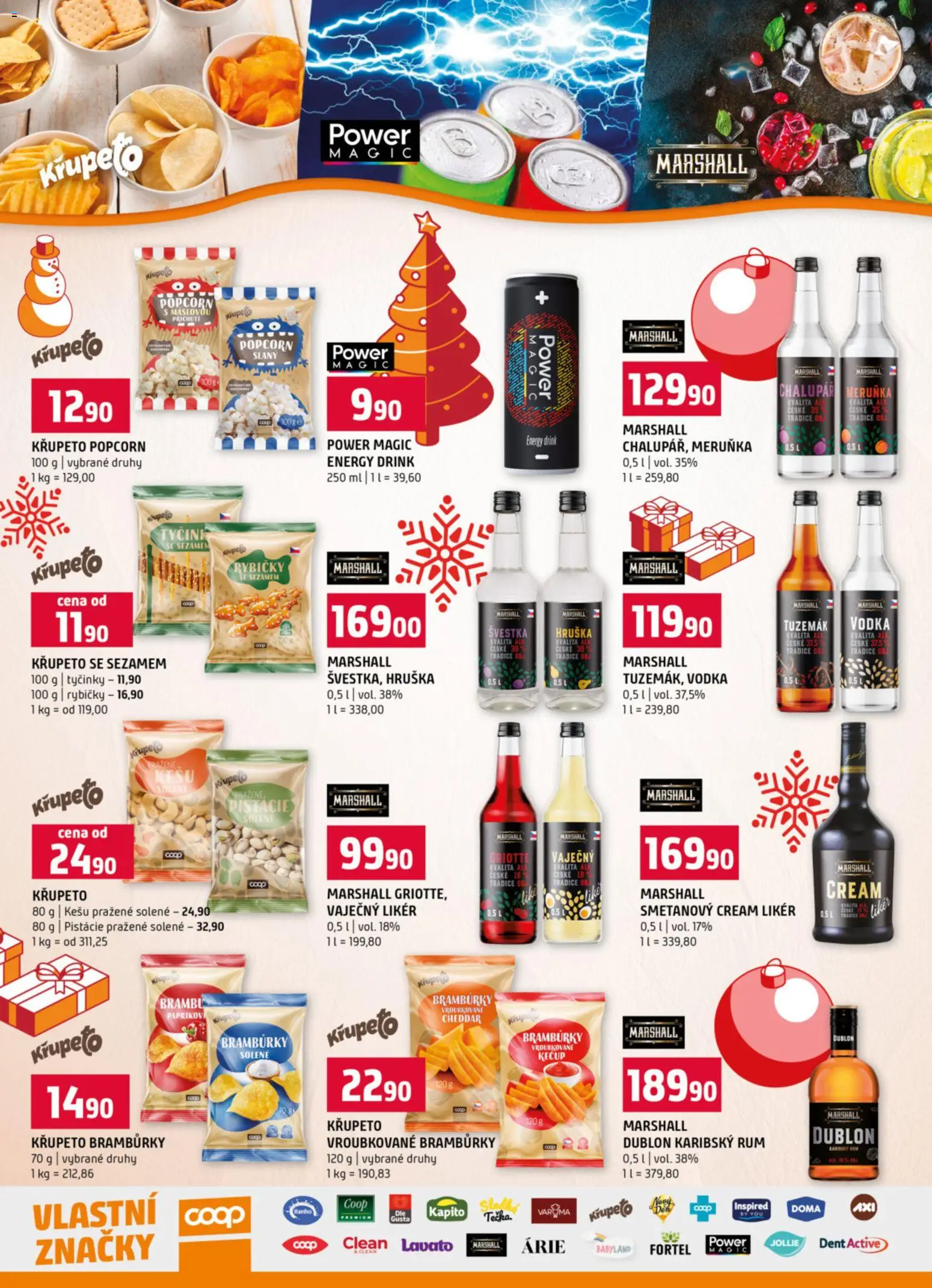 Terno leták od 10.12.2025 | Strana: 18 | Produkty: Pistácie, Popcorn, Vaječný Likér, Cheddar