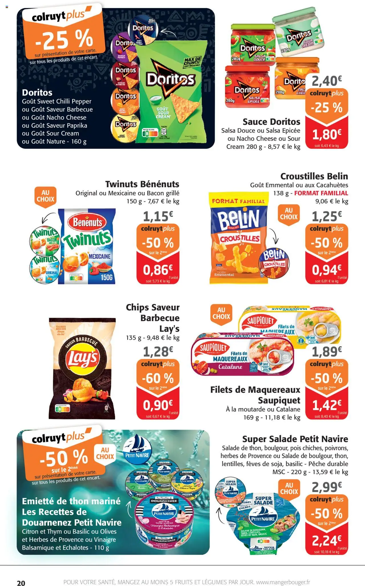  | Page: 20 | Produits: Paprika, Barbecue, Emmental, Vinaigre