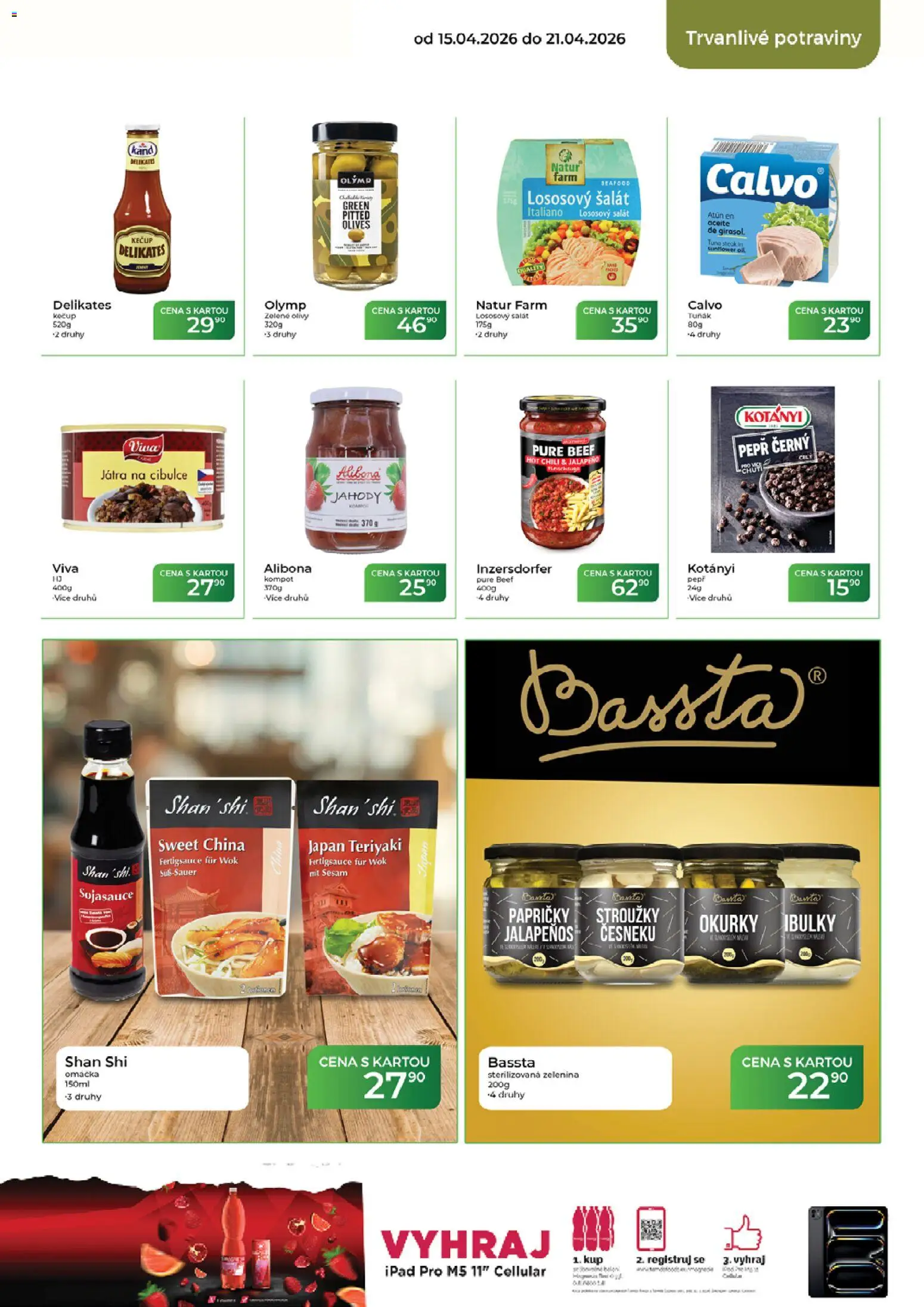 Tamda Foods leták od 15.04.2026 | Strana: 43 | Produkty: Tuňák, Ipad, Olivy, Potraviny