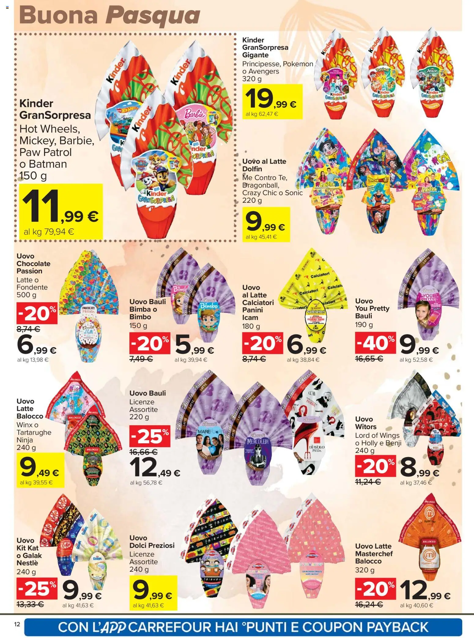 Volantino Carrefour del 24.03.2026 | Pagina: 12 | Prodotti: Latte