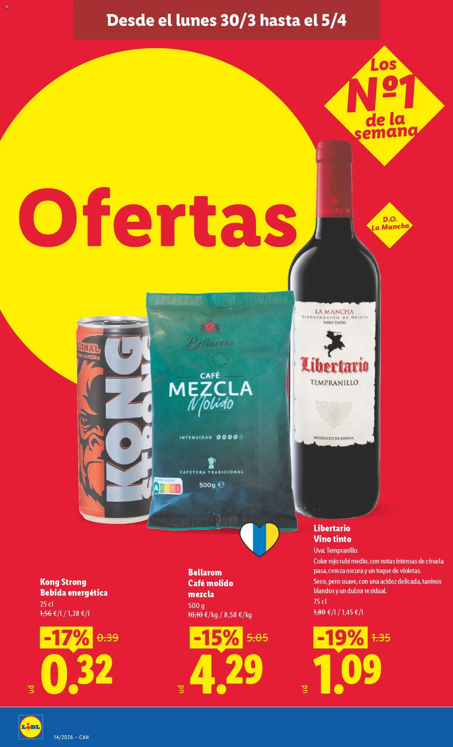 Lidl folleto │ válido desde el 30.03.2026 | Página: 18 | Productos: Café, Vino, Café molido, Cafetera