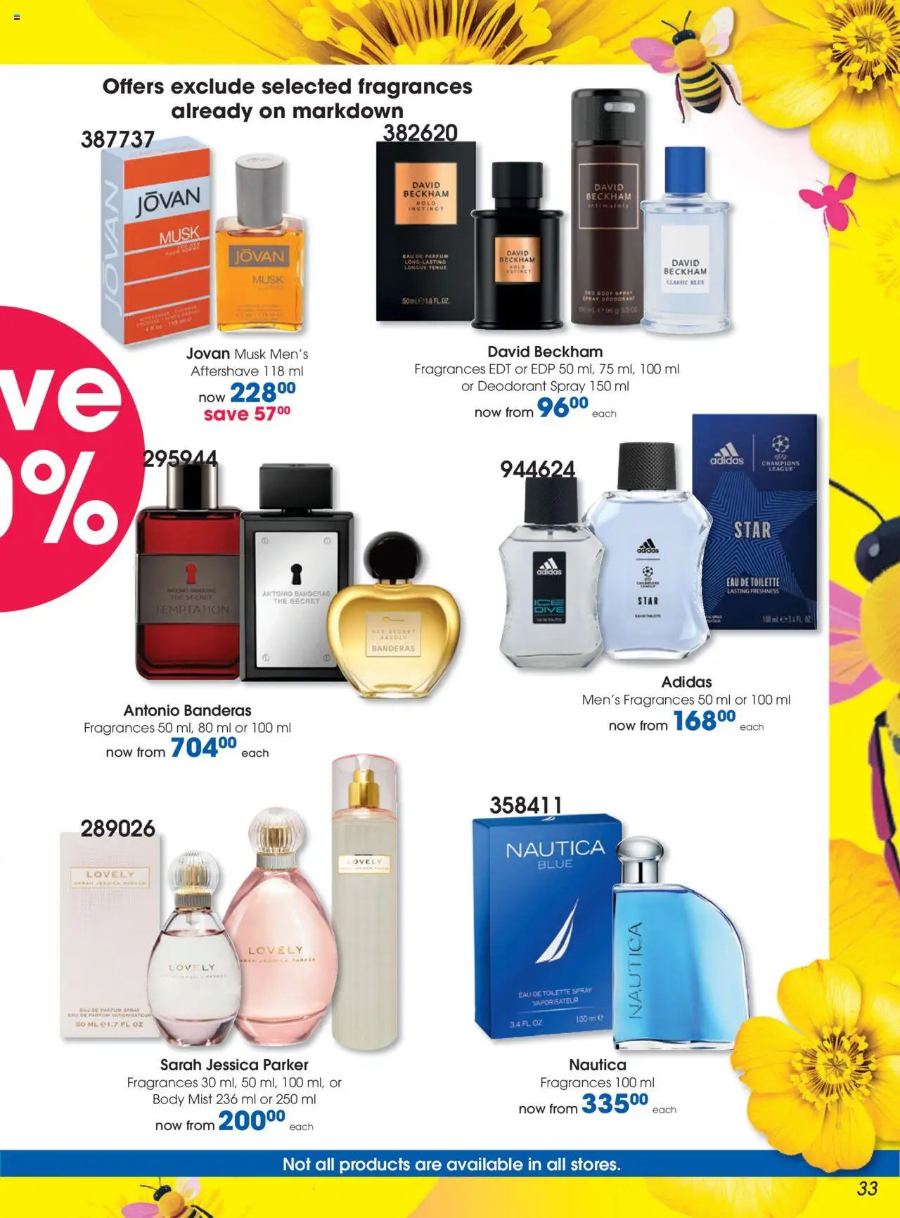 New Clicks catalogue – valid from 23.09.2025 | Page: 33 | Products: Body spray, Eau de toilette, Deodorant