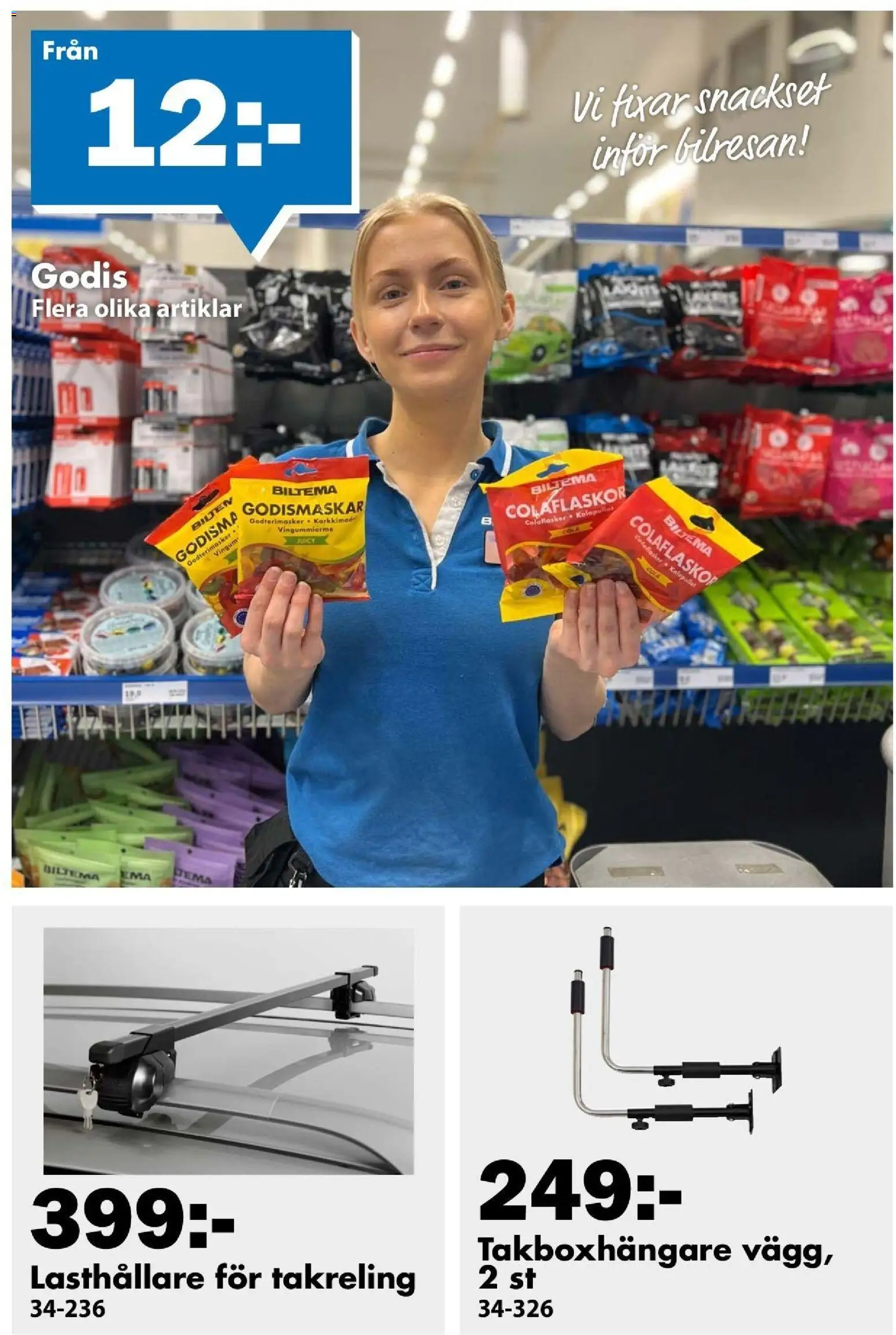 Biltema reklamblad aktuell från 29.01.2026 | Sida: 2 | Produkter: Godis