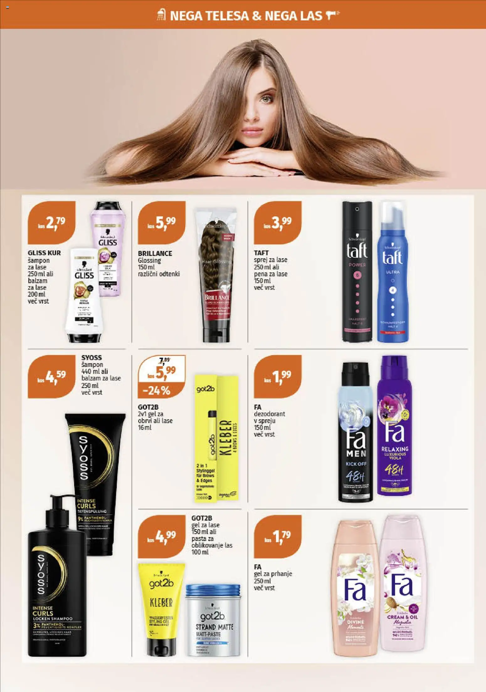 Novi Müller katalog ponudbe – veljaven od 15.12.2025 | Stran: 19 | Izdelki: Sprej za lase, Gel za prhanje, Sampon, Balzam za lase