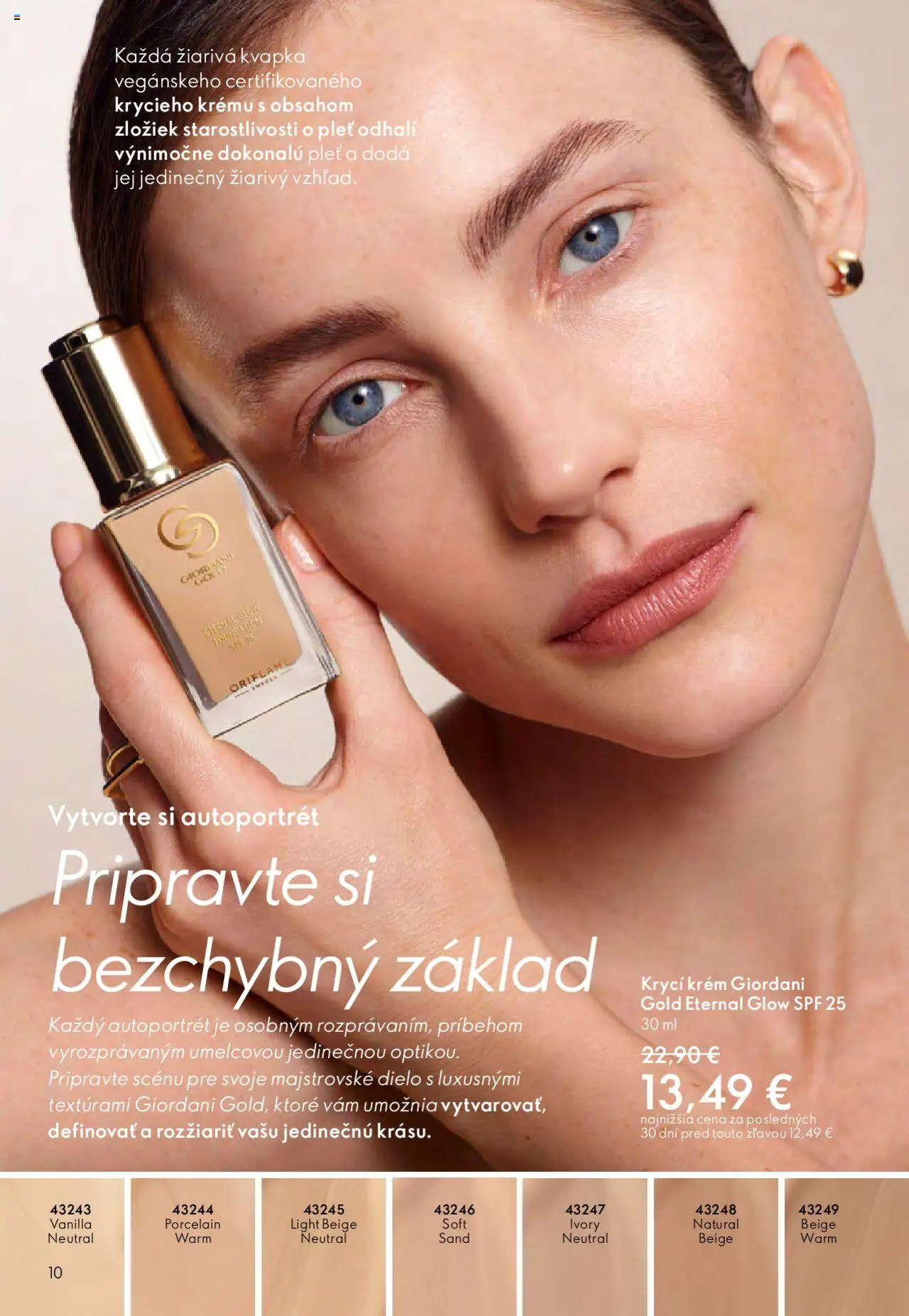 Nové Oriflame akcie – leták je platný od 22.10.2025 | Strana: 10 | Produkty: Krém
