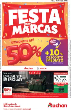 Pré-visualização Auchan - Festa das Marcas válido de 03.03.2026