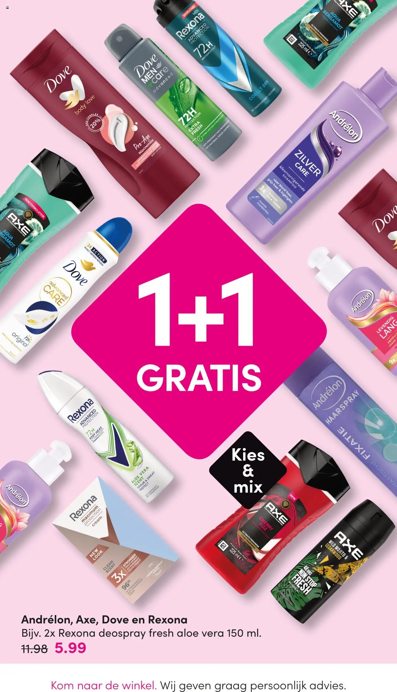 {H1} | Pagina: 18 | Producten: Deodorant, Antitranspirant, Shampoo, Haarspray