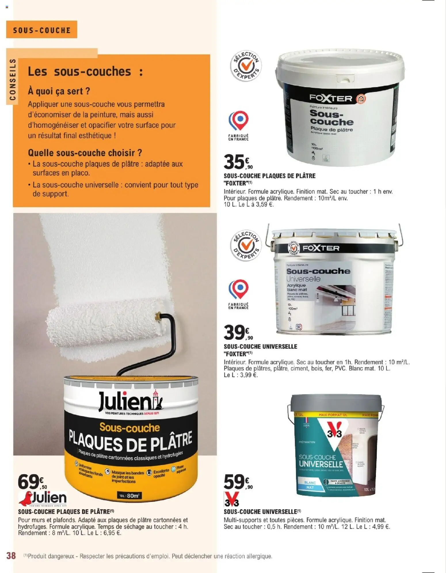 {H1} | Page: 38 | Produits: Mais, Masque, Plâtre