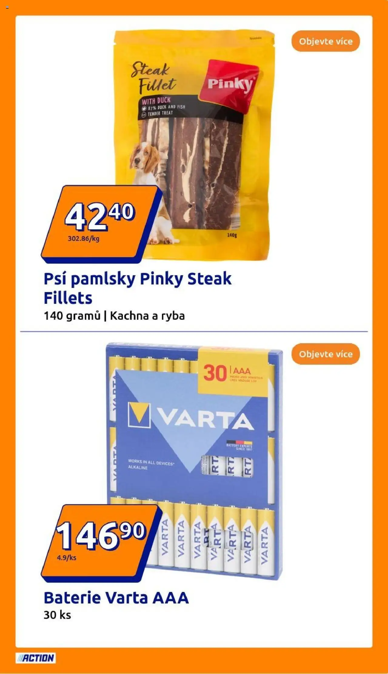 Action leták od 18.06.2025 | Strana: 5 | Produkty: Ryba, Steak, Kachna, Baterie