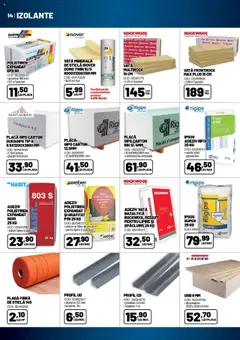Ofertele Ambient valabile de la 01.10.2025 | Pagină: 14 | Produse: Masă, Polistiren, Adeziv