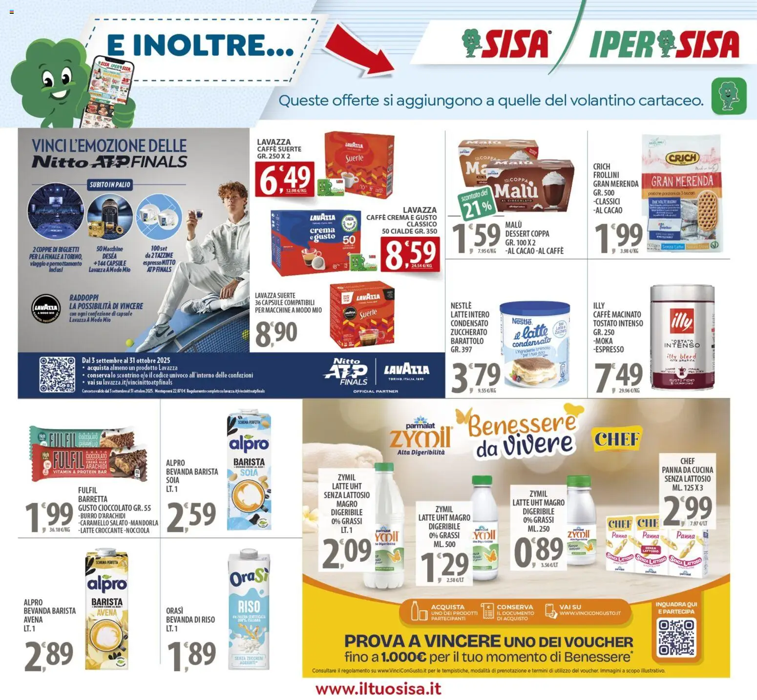 Volantino SISA del 24.10.2025 | Pagina: 21 | Prodotti: Crema, Panna, Burro, Frollini