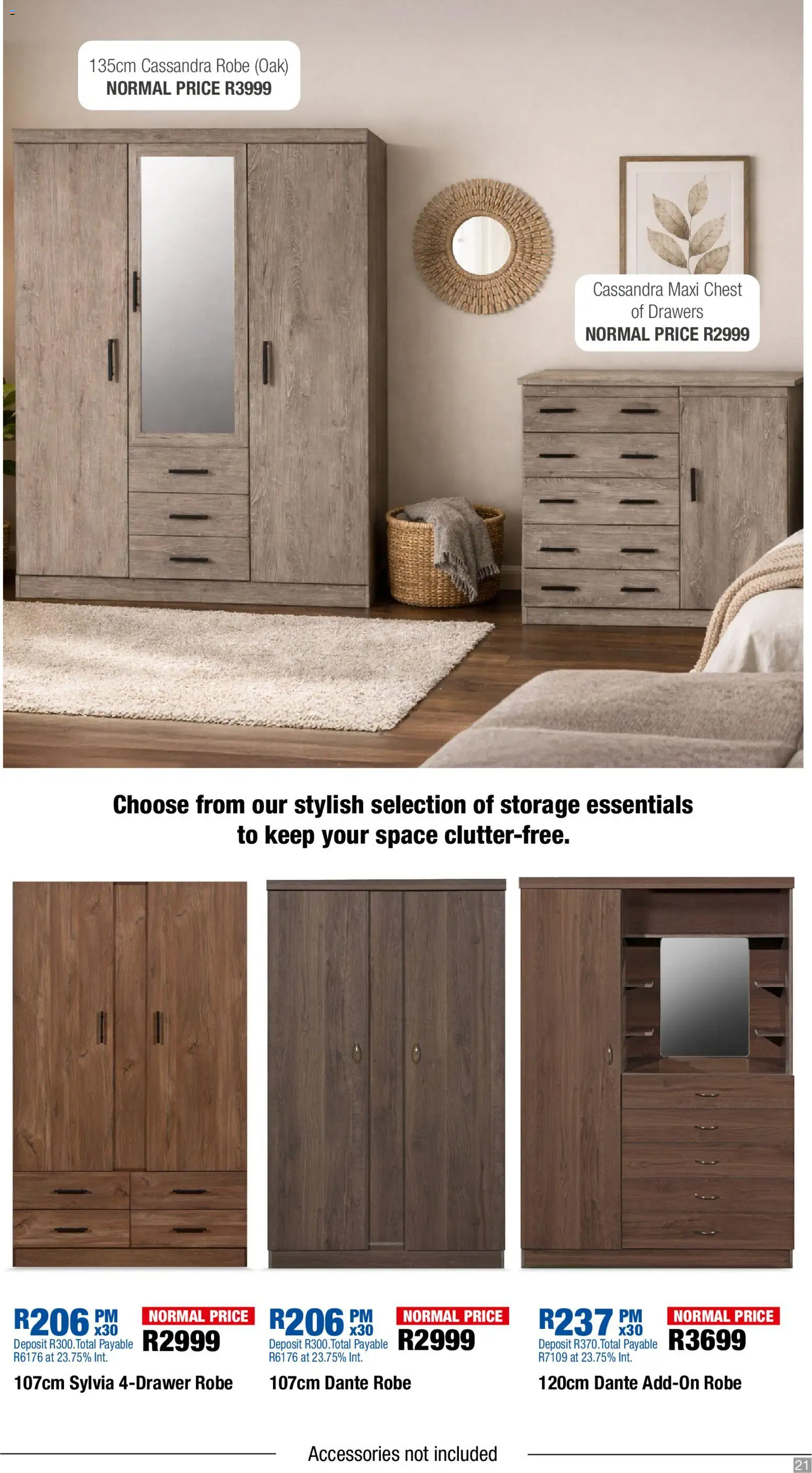 New OK Furniture catalogue – valid from 23.03.2026 | Page: 21 | Products: Chest of drawers