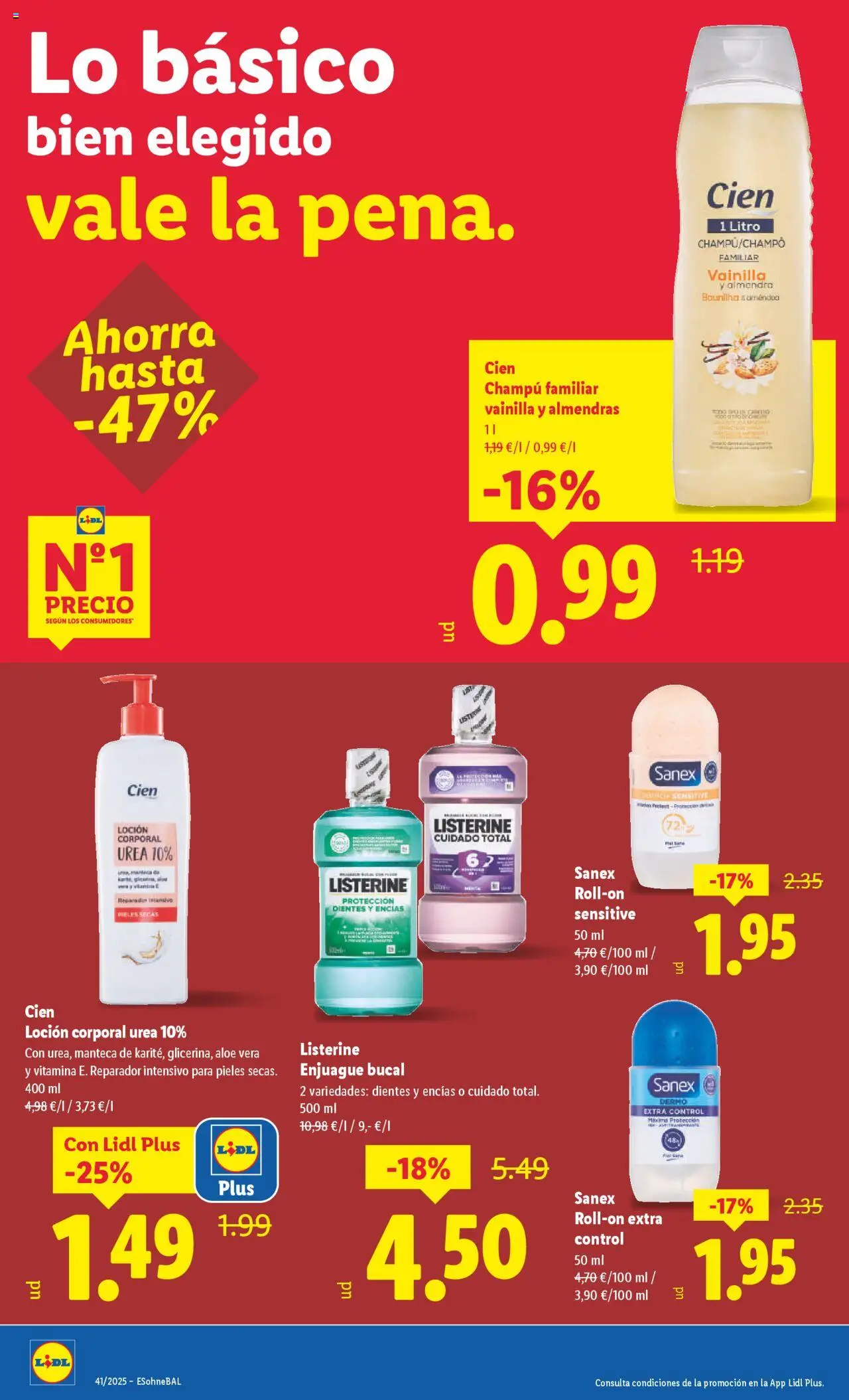 Lidl catálogo MAD │ válido desde el 06.10.2025 | Página: 6 | Productos: Champú, Manteca, Loción corporal, Body