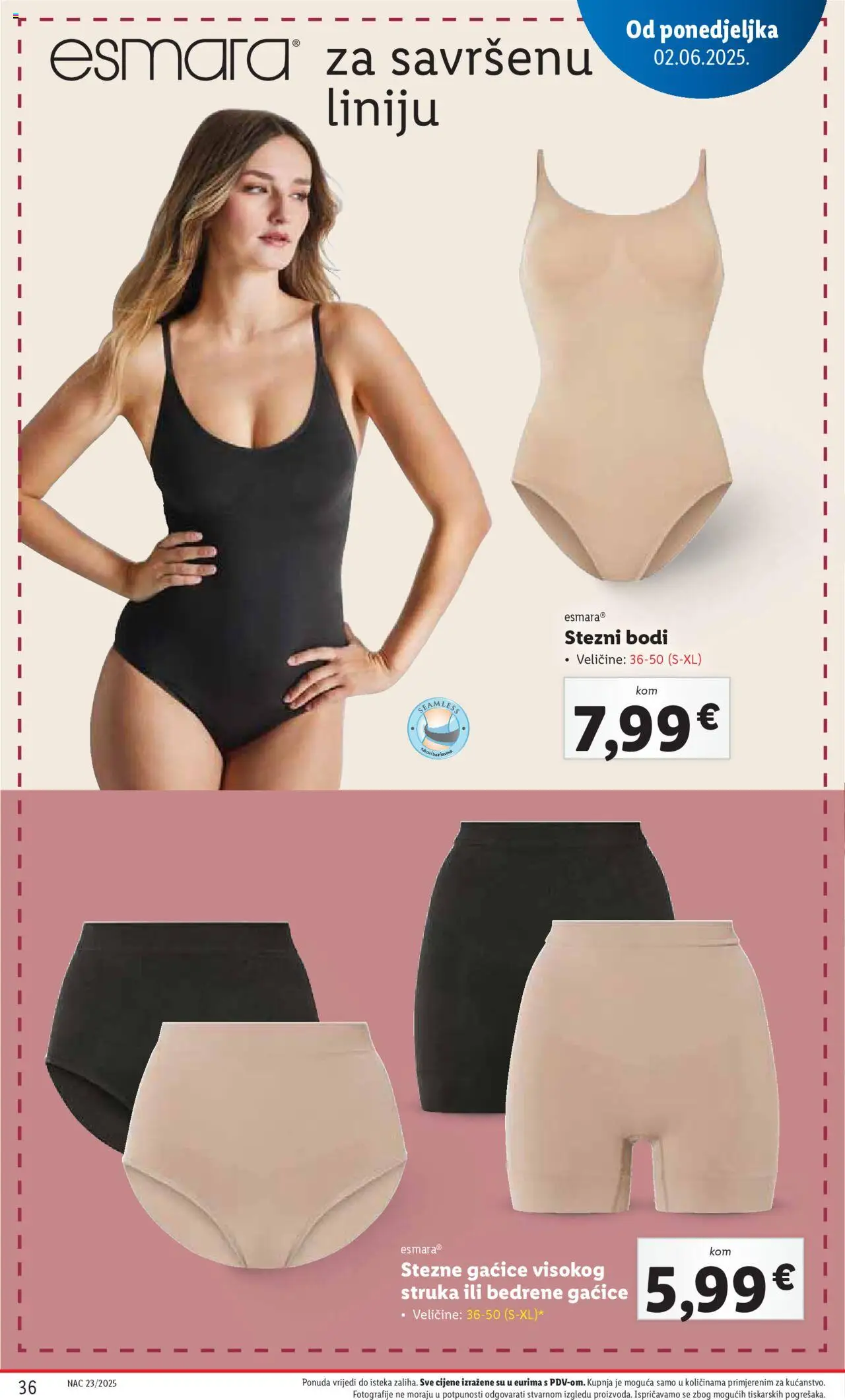 Lidl katalog | vrijedi od 02.06.2025 | Stranica: 36 | Proizvodi: Gaćice