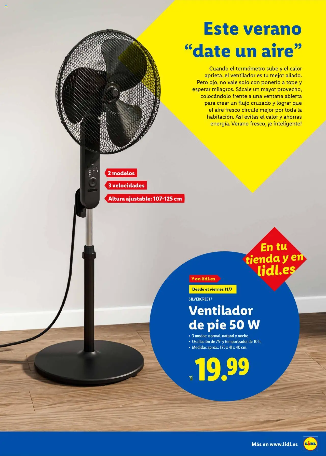 Lidl folleto │ válido desde el 23.06.2025 | Página: 49 | Productos: Termómetro, Ventilador, Ventilador de pie
