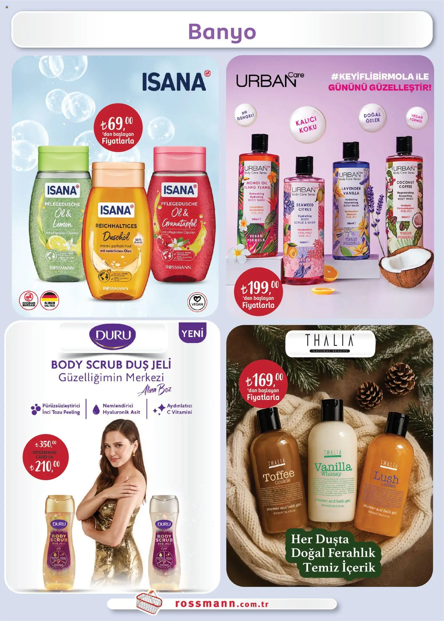 Rossmann Aralık Kişisel Bakım Kataloğu - 01.12.2025 tarihinden itibaren geçerlidir | Sayfa: 24 | Ürünler: Banyo, Duş, Duş jeli, Koku