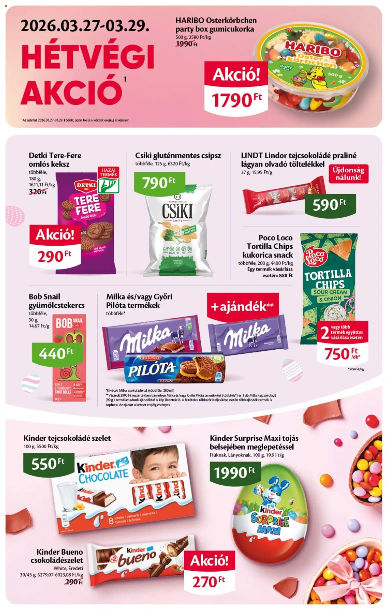 EcoFamily akciós ujság - amely érvényes a következő dátumtól: 26.03.2026 | Oldal: 4 | Termékek: Csipsz, Tojás, Bor, Gluténmentes
