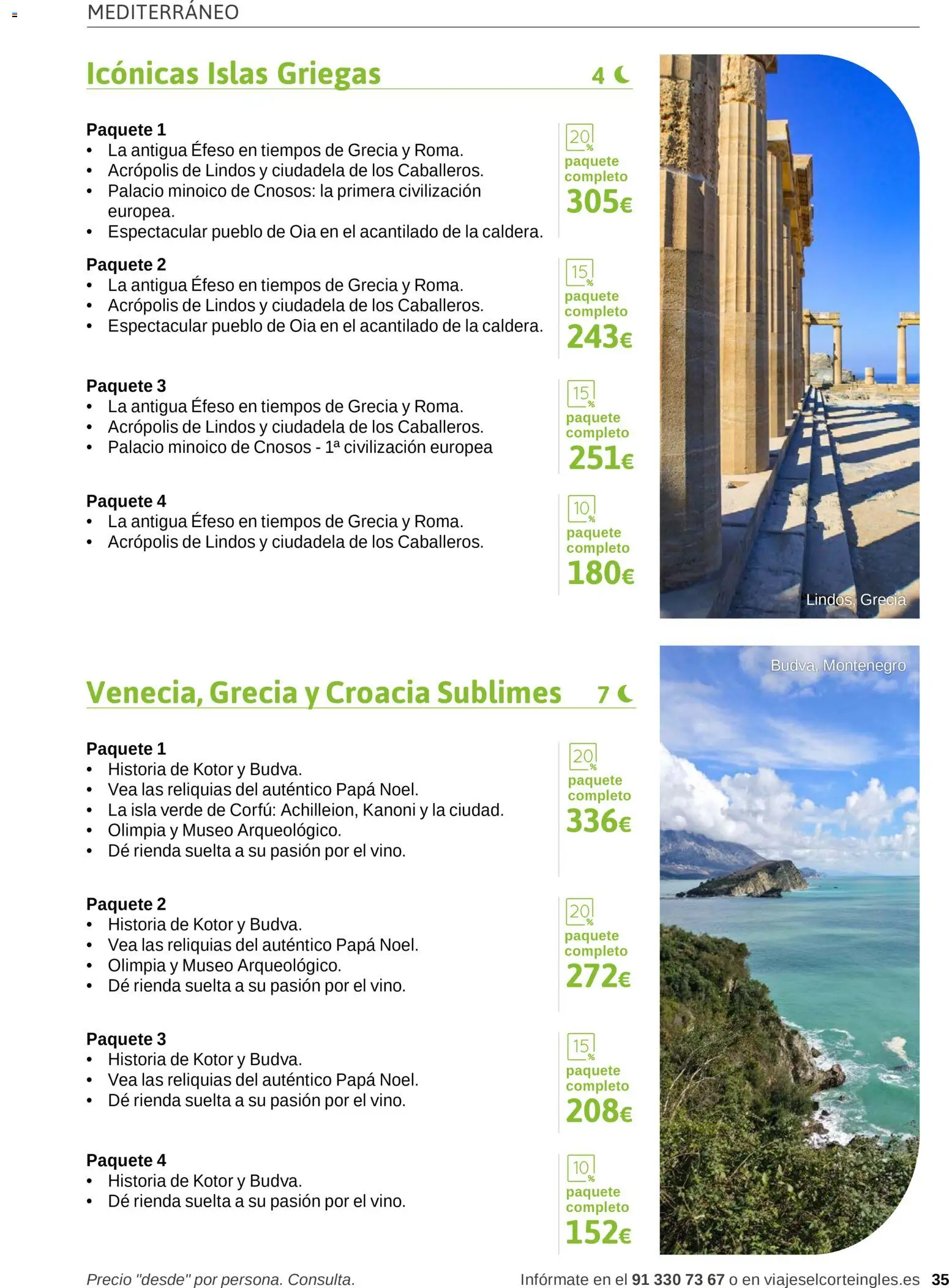 Viajes El Corte Inglés Excursiones Cruceros │ válido desde el 18.03.2026 | Página: 35