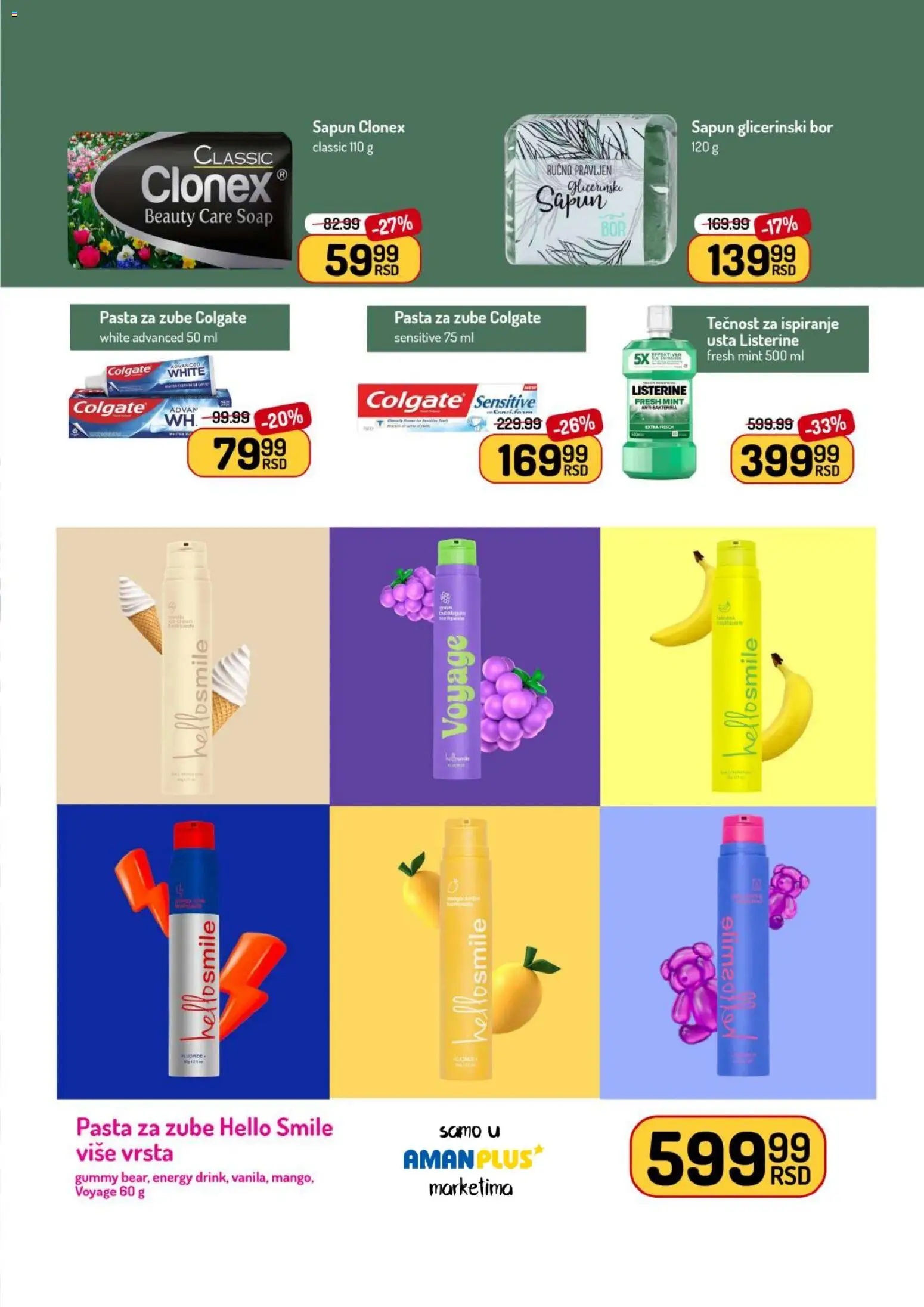 Aman katalog - važi od 10.11.2025 | Strana: 39 | Proizvode: Colgate, Sapun, Pasta za zube