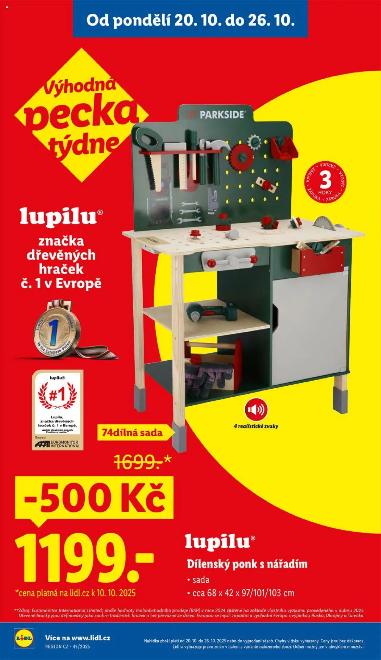 Lidl leták - Spotřební zboží od 20.10.2025 | Strana: 2 | Produkty: Hračky, Mysli