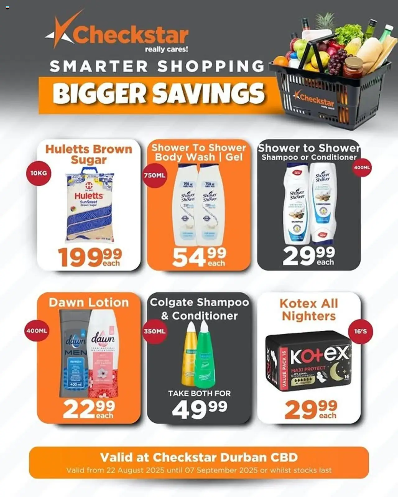 Check Star Specials │ valid from 22.08.2025 | Page: 6 | Products: Shampoo, Body wash, Sugar, Peach