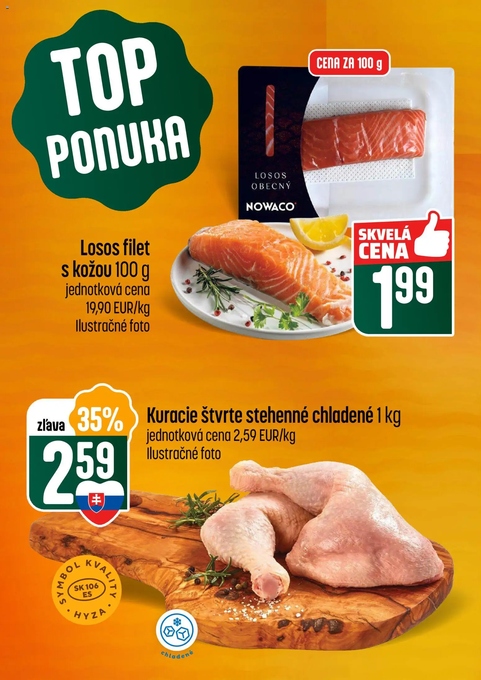 Nové COOP Jednota akcie – leták je platný od 22.01.2026 | Strana: 4 | Produkty: Losos