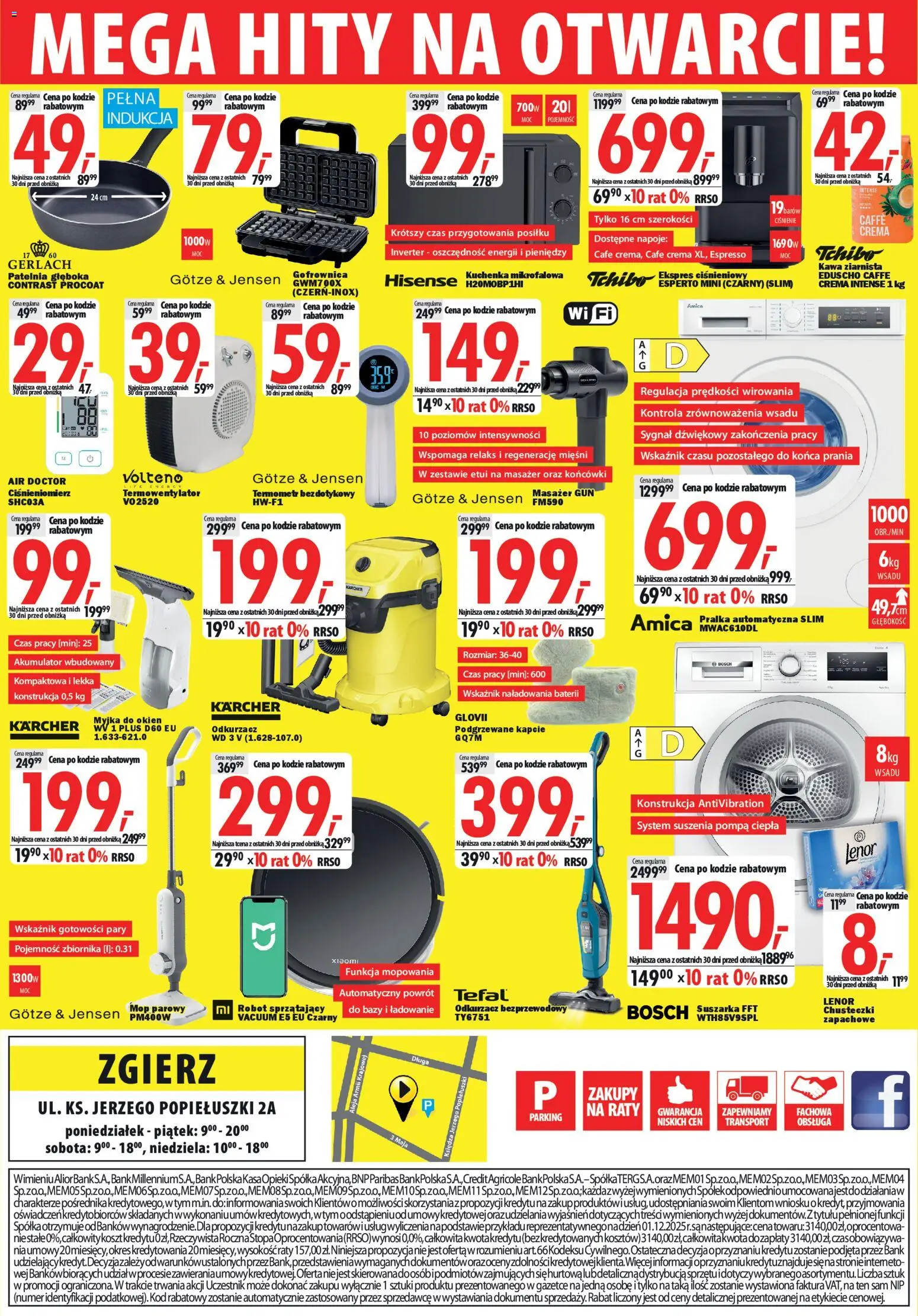 Mediaexpert promocje - Otwarcie po remoncie Zgierz od 05.03.2026 | Strona: 8 | Produkty: Kawa ziarnista, Robot, Kawa, Patelnia