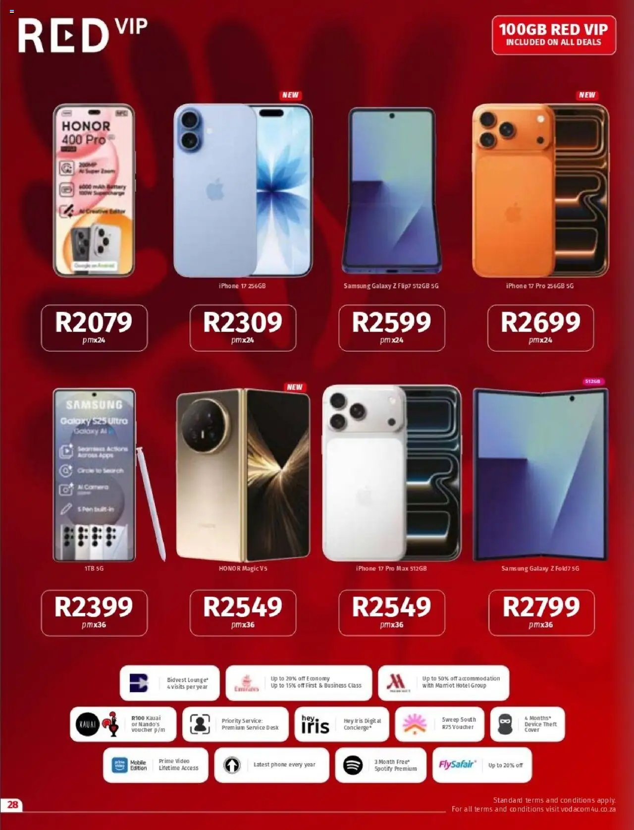 New Vodacom catalogue – valid from 07.10.2025 | Page: 28 | Products: Cover, Desk, Battery, Pen