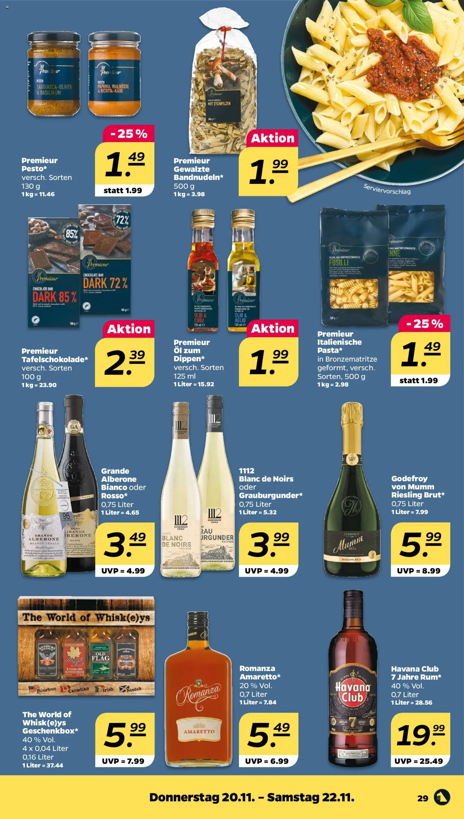 Netto Prospekt 	 – gültig ab 17.11.2025 | Seite: 31 | Produkte: Havana club, Walnüsse, Öl, Bourbon