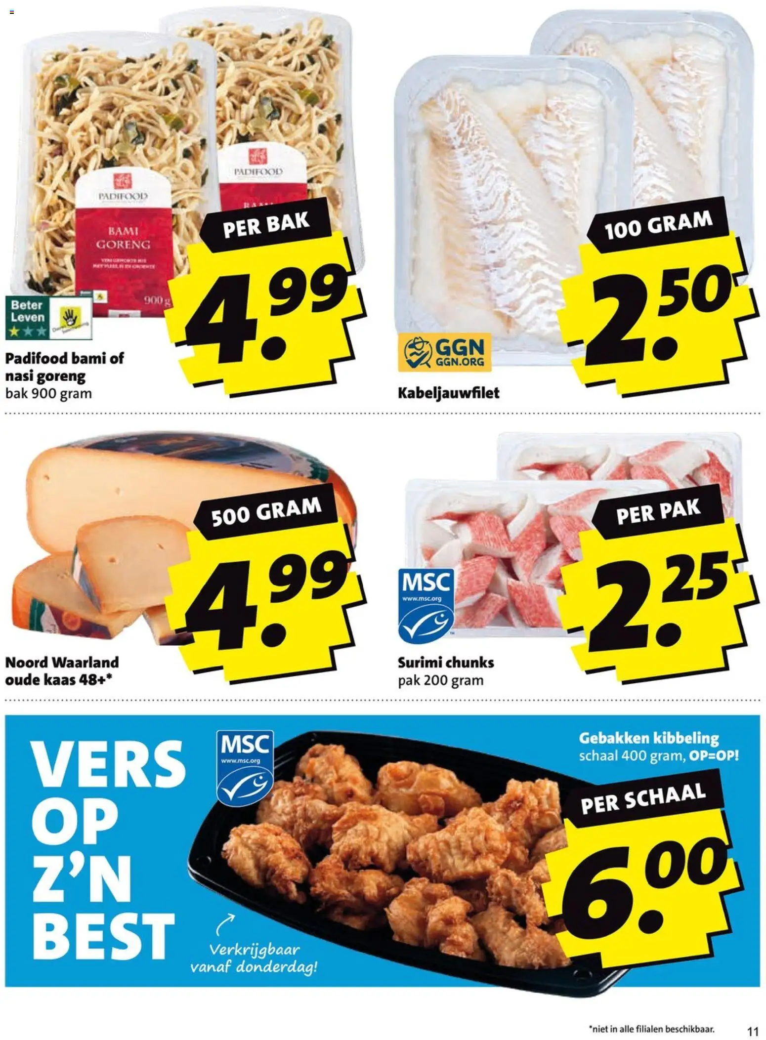 {H1} | Pagina: 11 | Producten: Kaas, Schaal