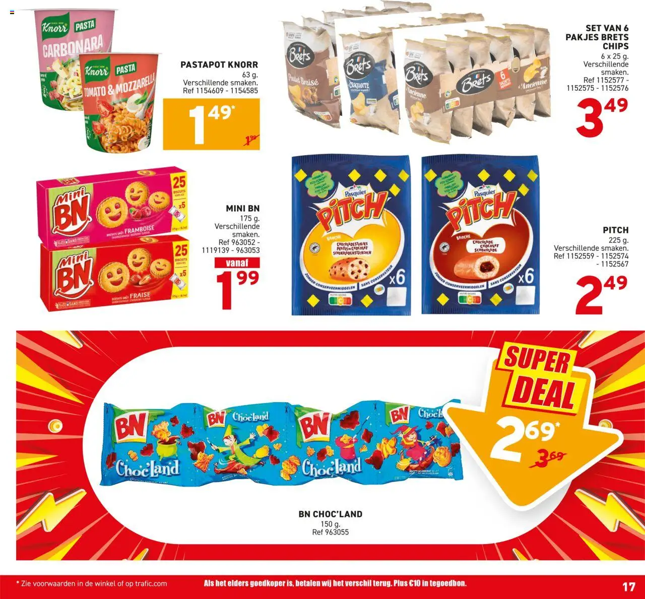  | Pagina: 17 | Producten: Pasta, Chips, Mozzarella, Chocolade