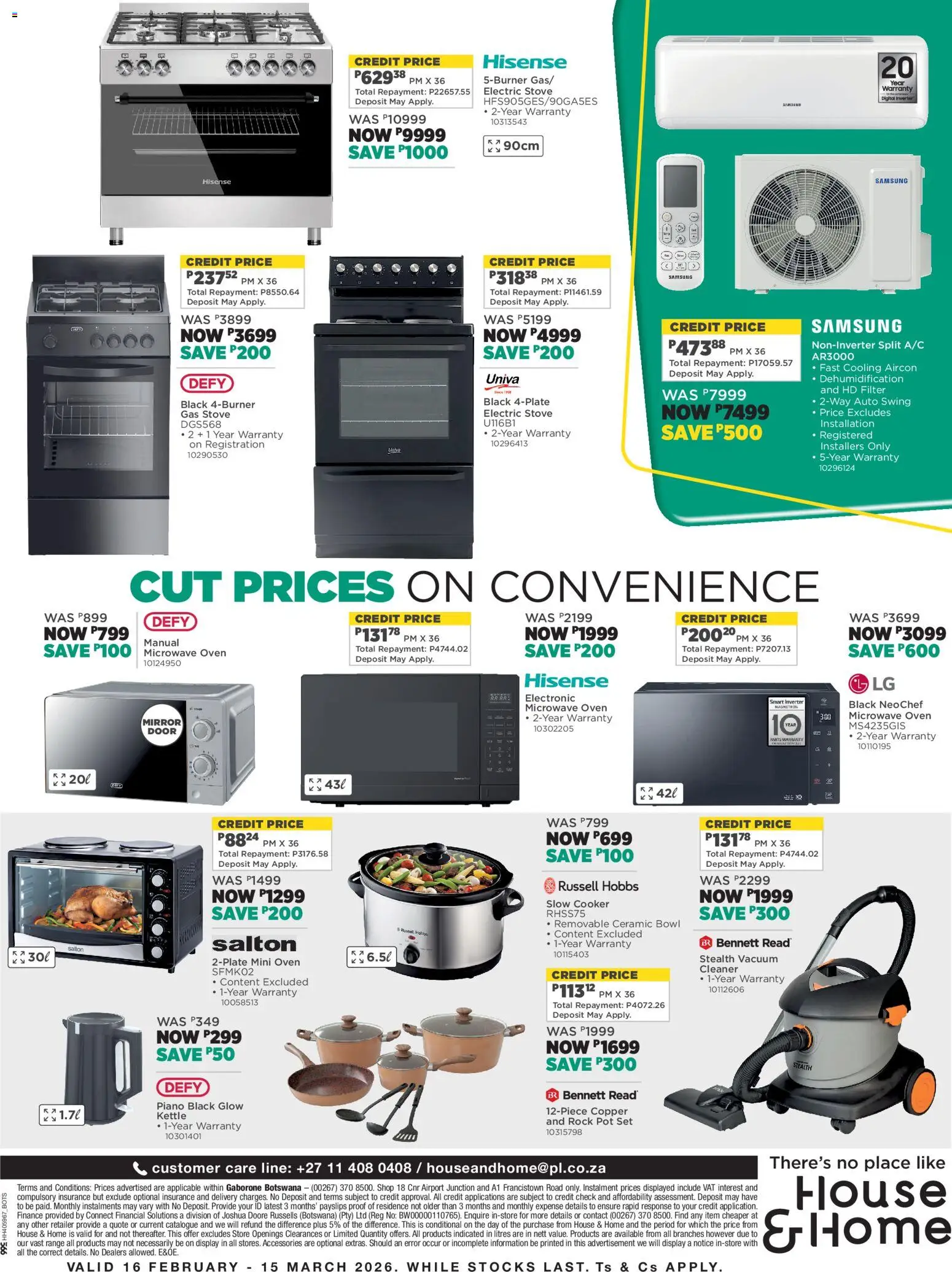 New House and Home catalogue – valid from 16.02.2026 | Page: 8 | Products: Stove, Kettle, Cooker, Slow cooker