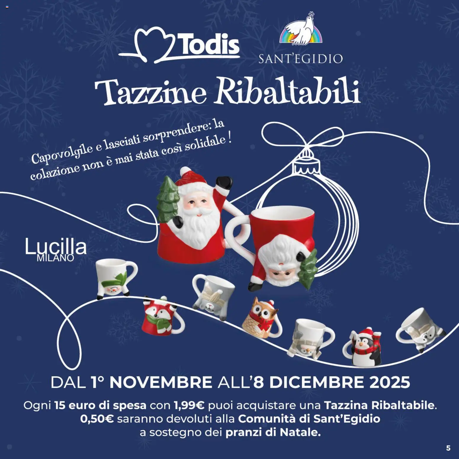 Volantino Todis del 13.11.2025 | Pagina: 5 | Prodotti: Tazzina