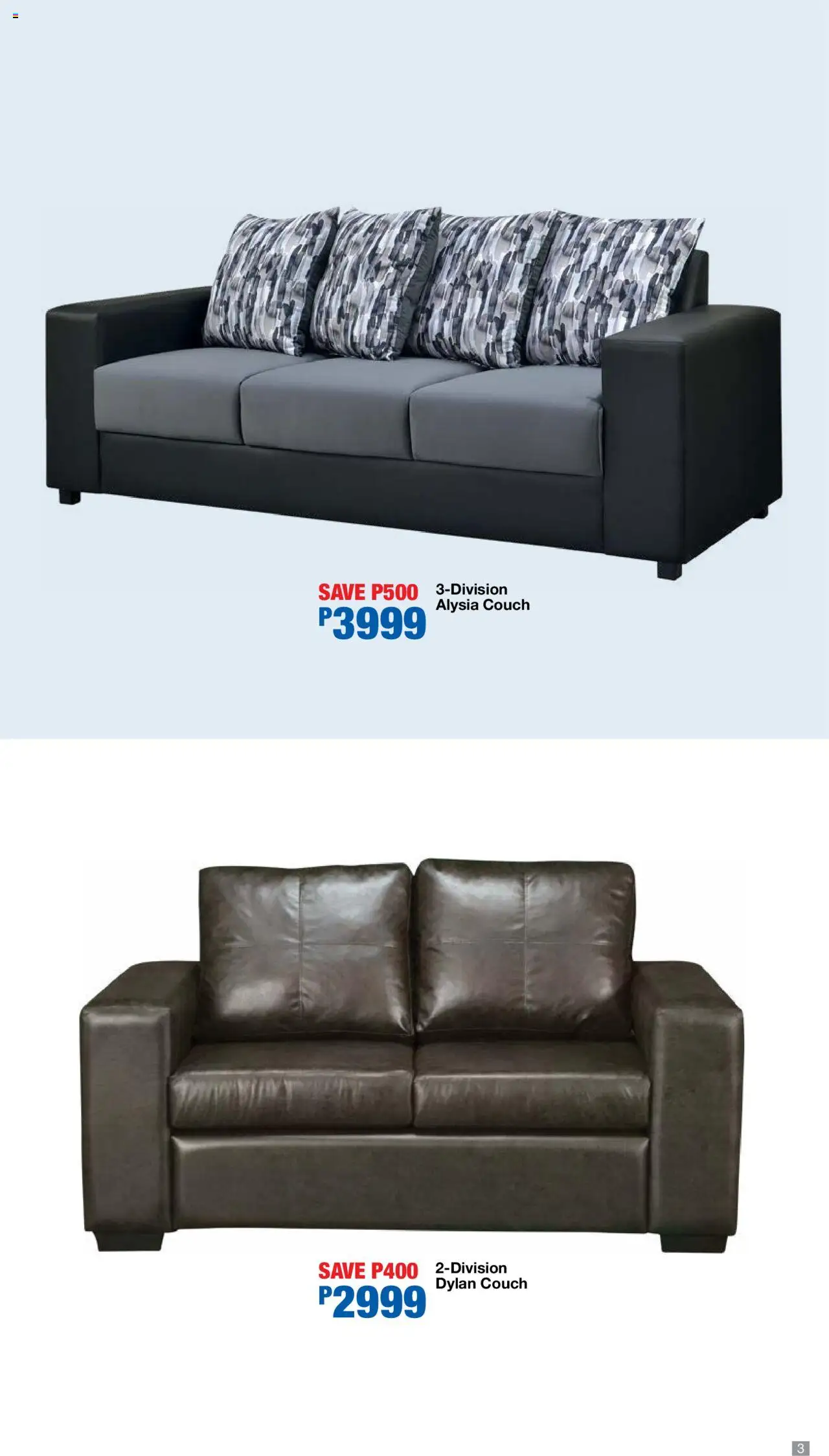 New OK Furniture catalogue – valid from 06.10.2025 | Page: 3 | Products: Couch
