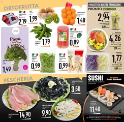 Anteprima del volantino Emisfero volantino valido a partire dal 12.03.2026 | Pagina: 14 | Prodotti: Kiwi, Carote, Broccoli, Zucchine