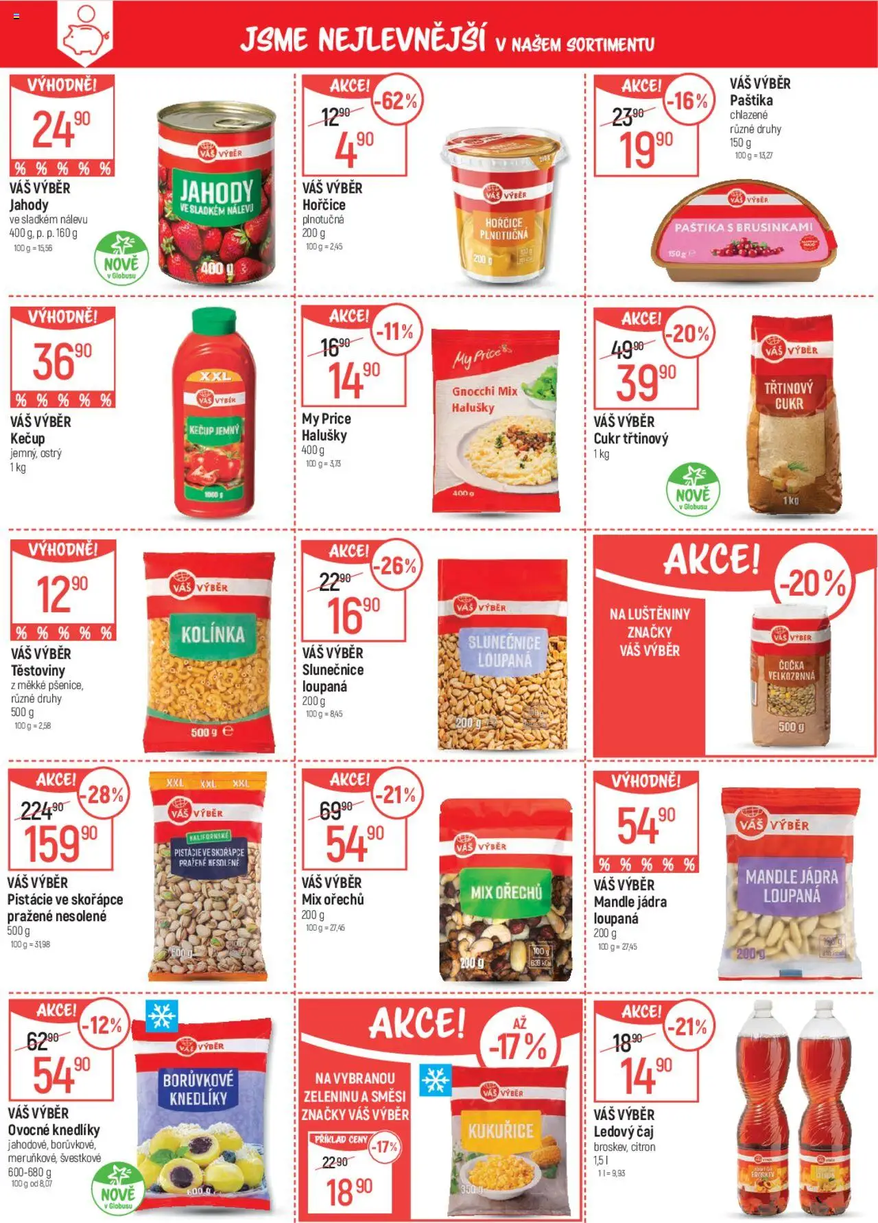 Globus leták od 20.08.2025 | Strana: 4 | Produkty: Čočka, Kečup, Halušky, Paštika