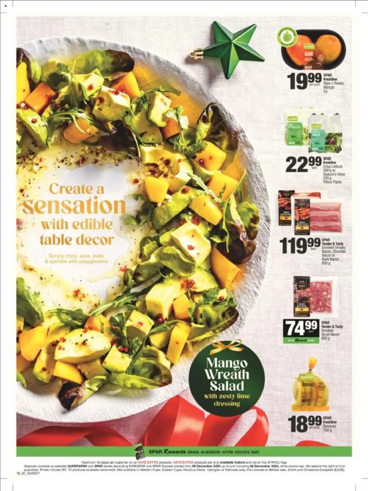 New Superspar catalogue – valid from 08.12.2025 | Page: 16 | Products: Plate, Dressing, Salad, Mango