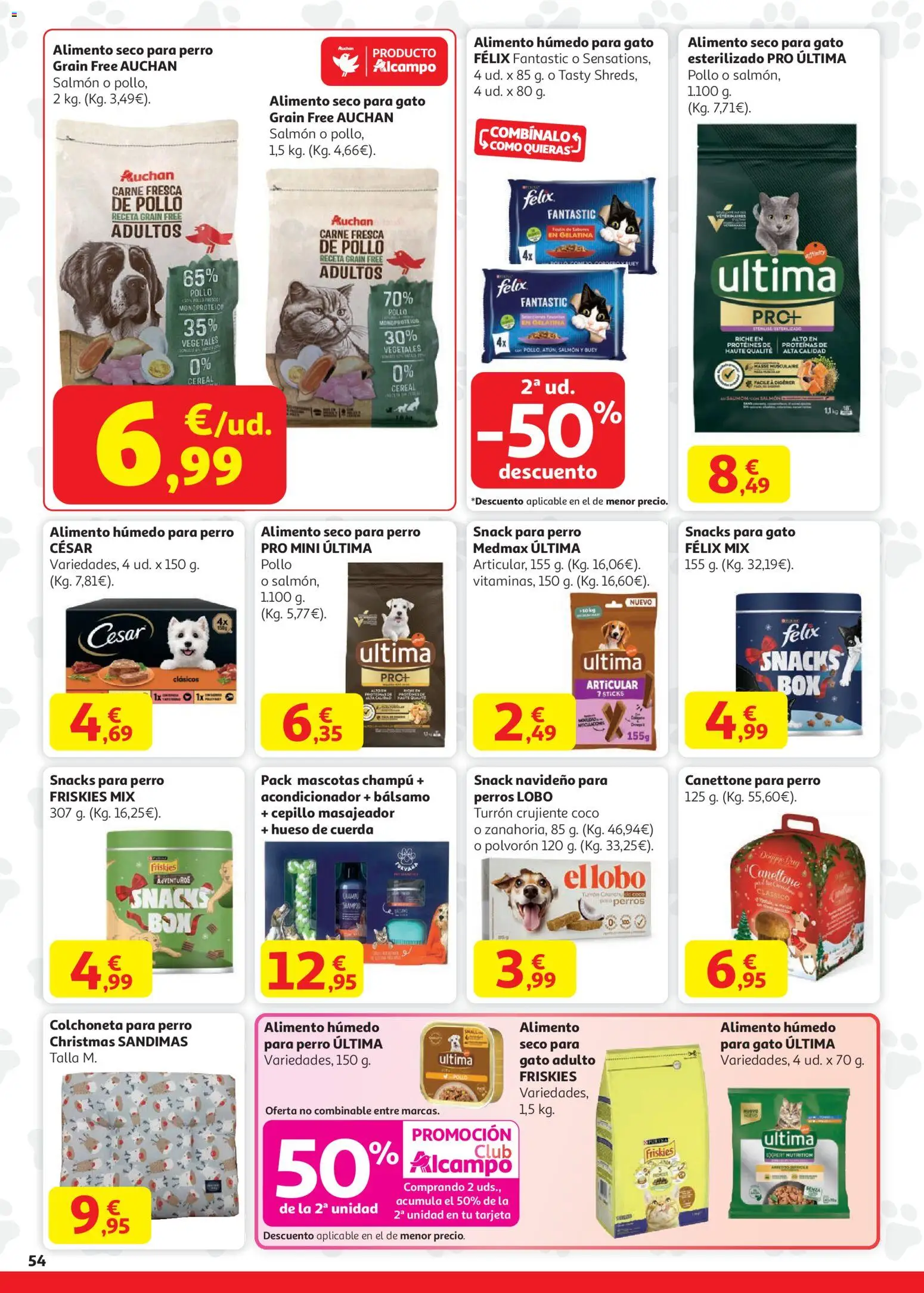 Alcampo - HG catalan │ válido desde el 11.12.2025 | Página: 54 | Productos: Gelatina, Acondicionador, Τυρόπιτα, Colchoneta