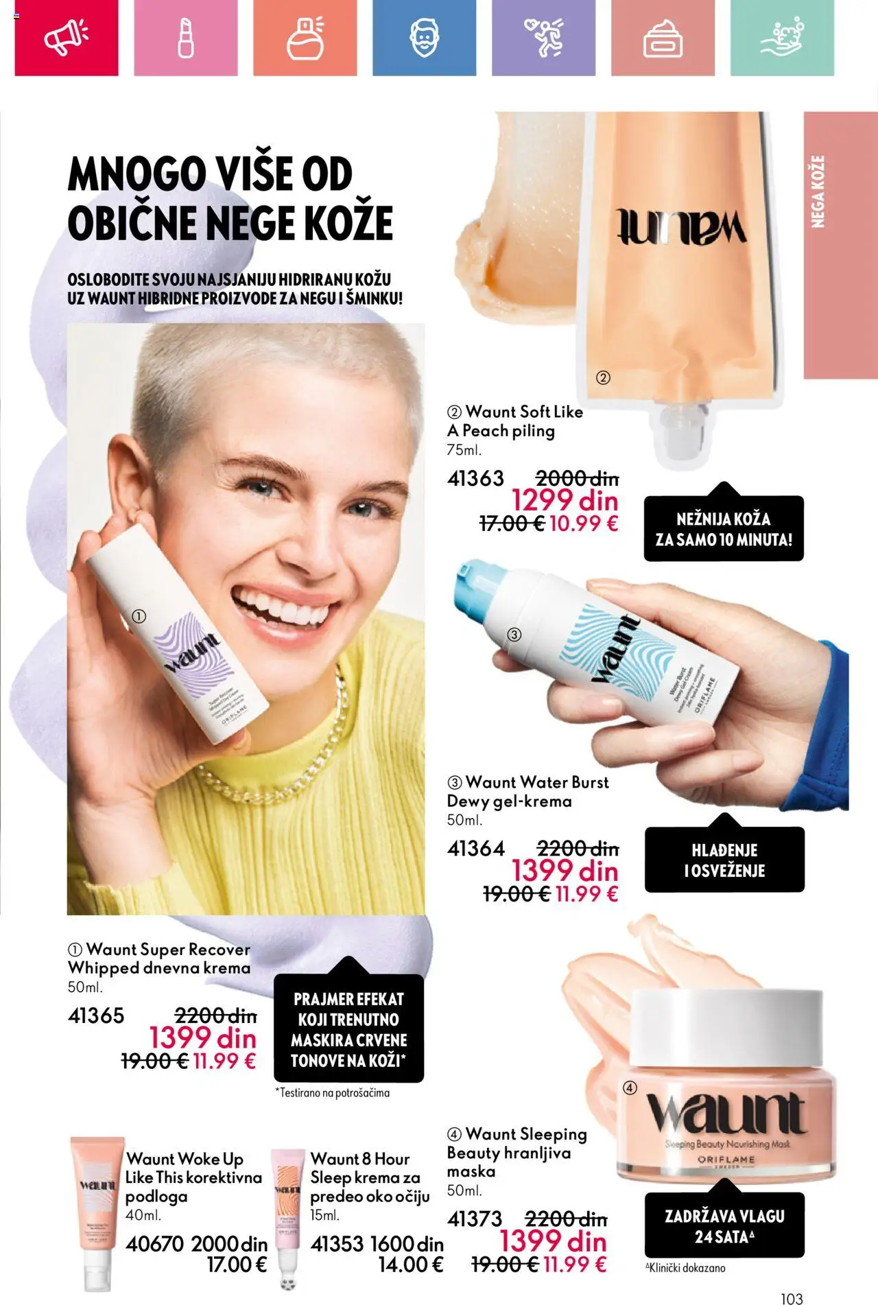 Oriflame katalog - važi od 03.08.2025 | Strana: 103 | Proizvode: Krema, Maska, Piling