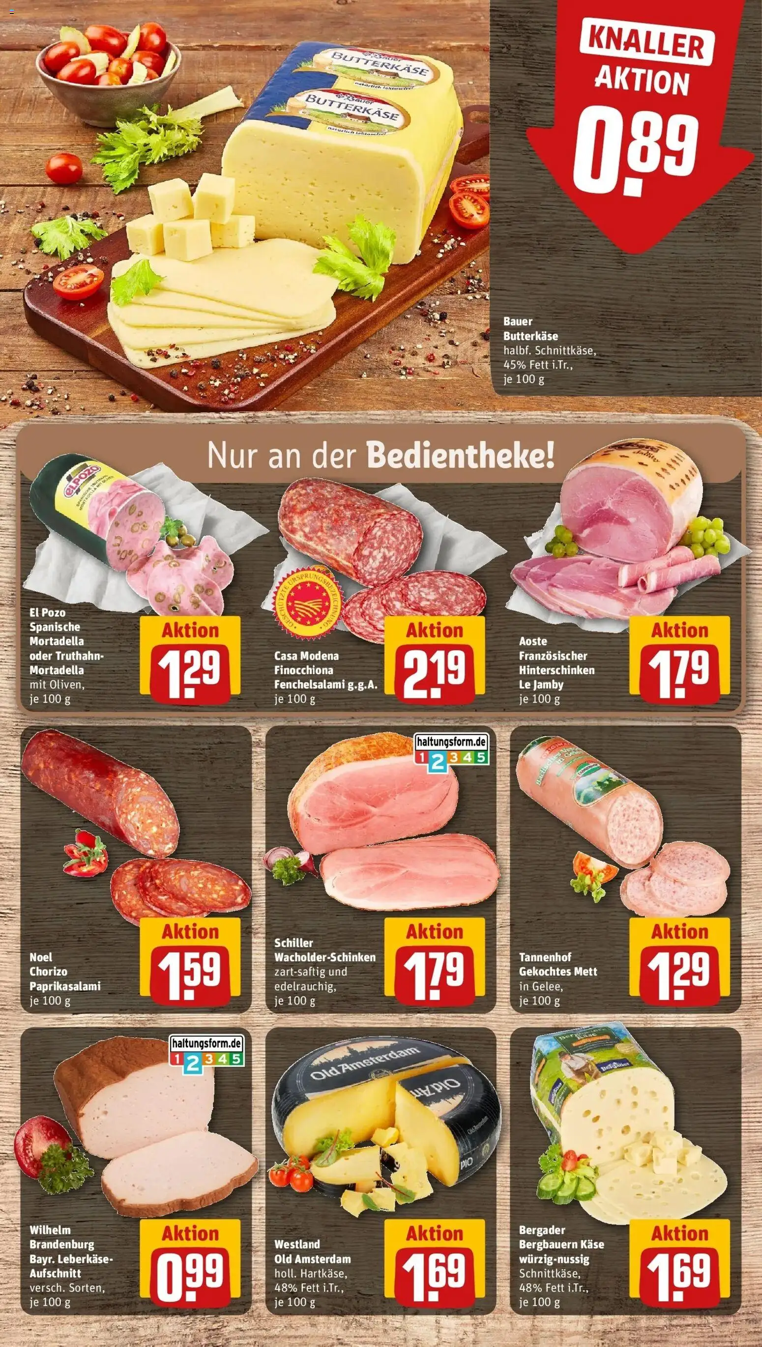 Rewe Prospekt Freiberg	 – gültig ab 01.03.2026 | Seite: 9 | Produkte: Käse, Salami, Leberkase