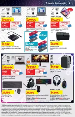 Pré-visualização Auchan - Preços Redondos válido de 06.04.2026 | Página: 32 | Produtos: Monitor, PC, Impressora, USB