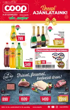 COOP Akciós újság - amely érvényes a következő dátumtól: 04.12.2025
