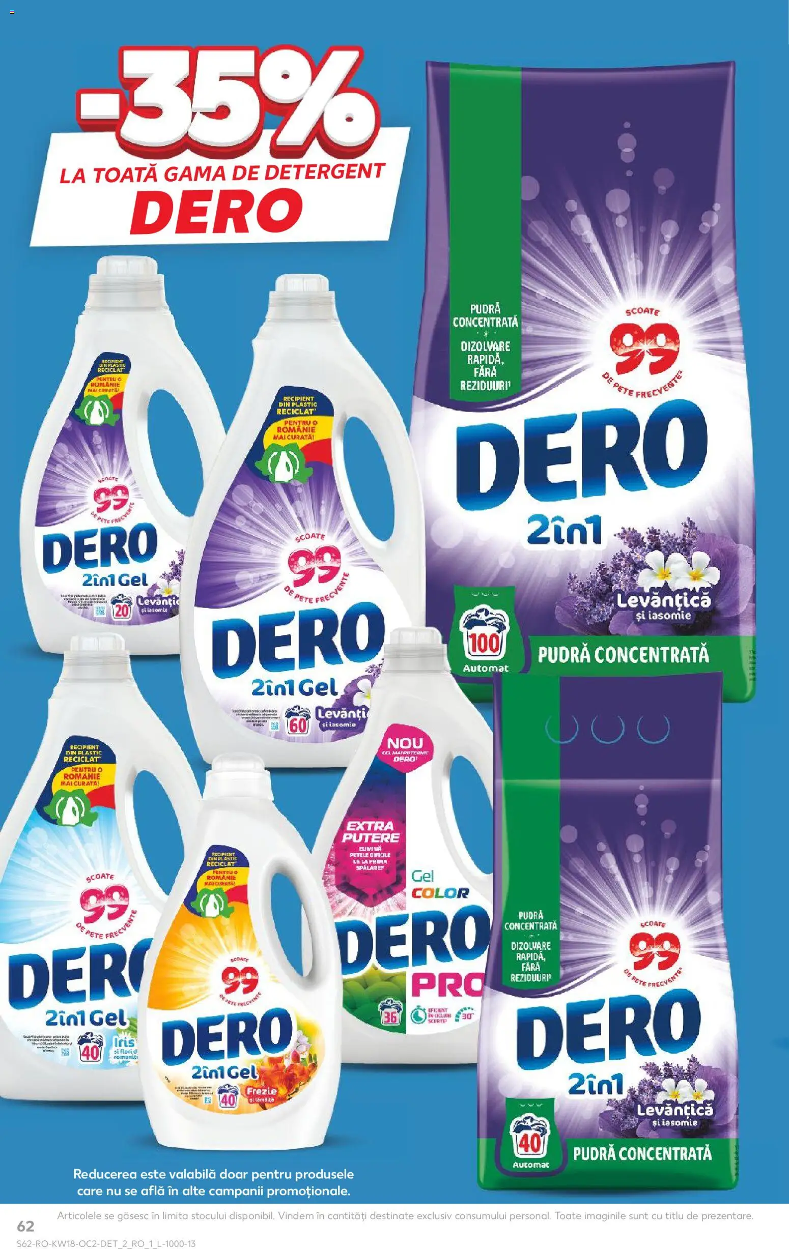 Noul catalog Kaufland – valabil de la 29.04.2026 | Pagină: 62 | Produse: Pudră, Detergent