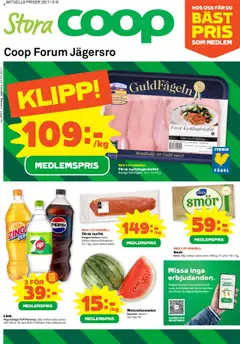 Coop Forum - Marieberg - Förhandsvisning av reklamblad från butik Coop Forum aktuell från 28.07.2025