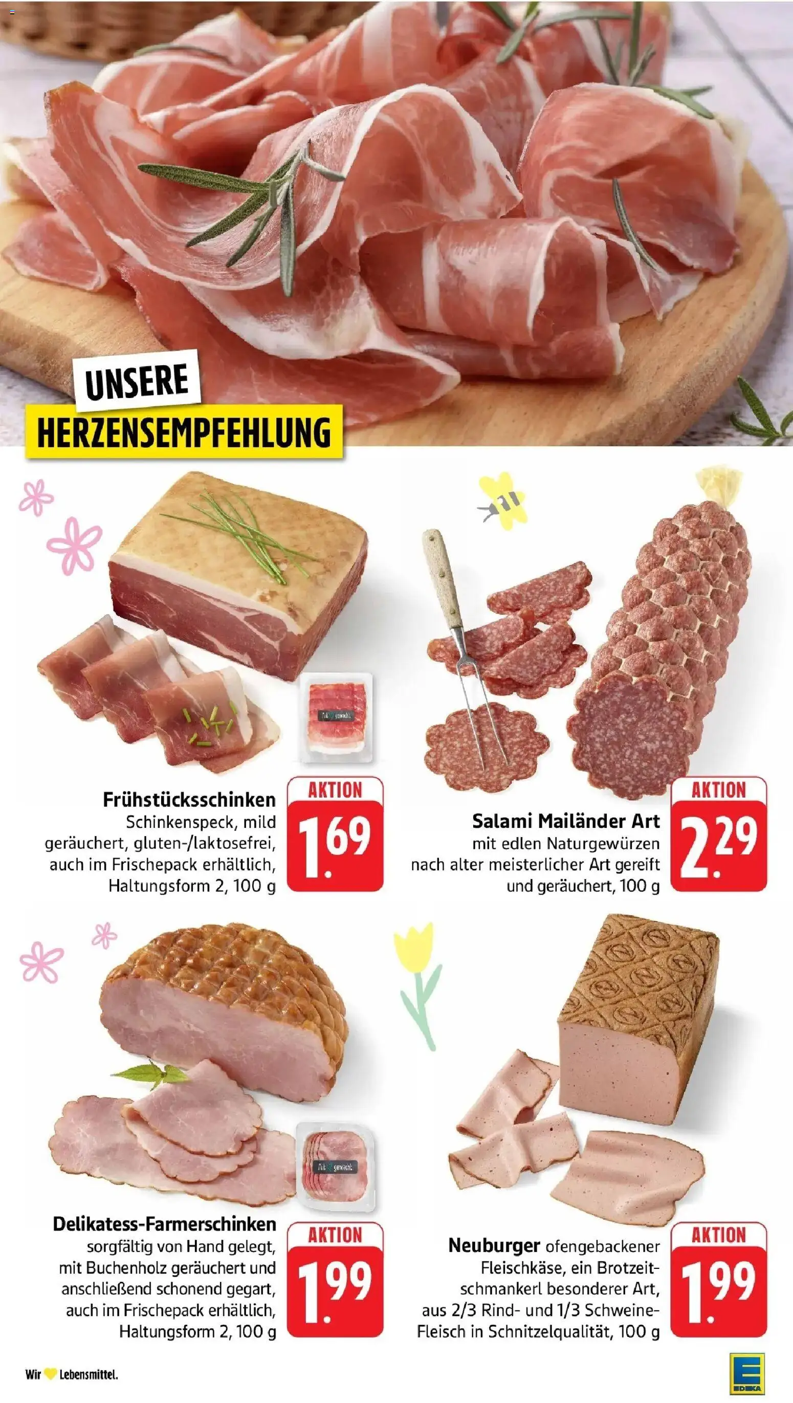 Edeka prospekt Weinstadt - Endersbach	 – gültig ab 23.03.2026 | Seite: 12 | Produkte: Salami, Fleisch