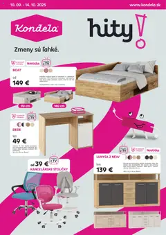 Kondela leták platný od 10.09.2025